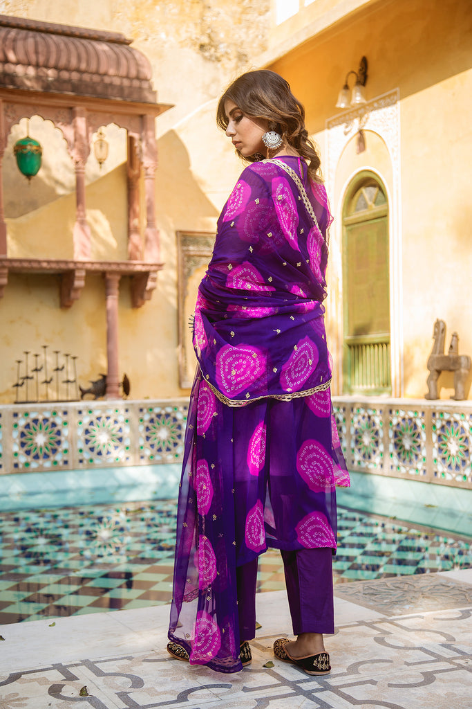 MINAL PURPLE SET Gulabo Jaipur