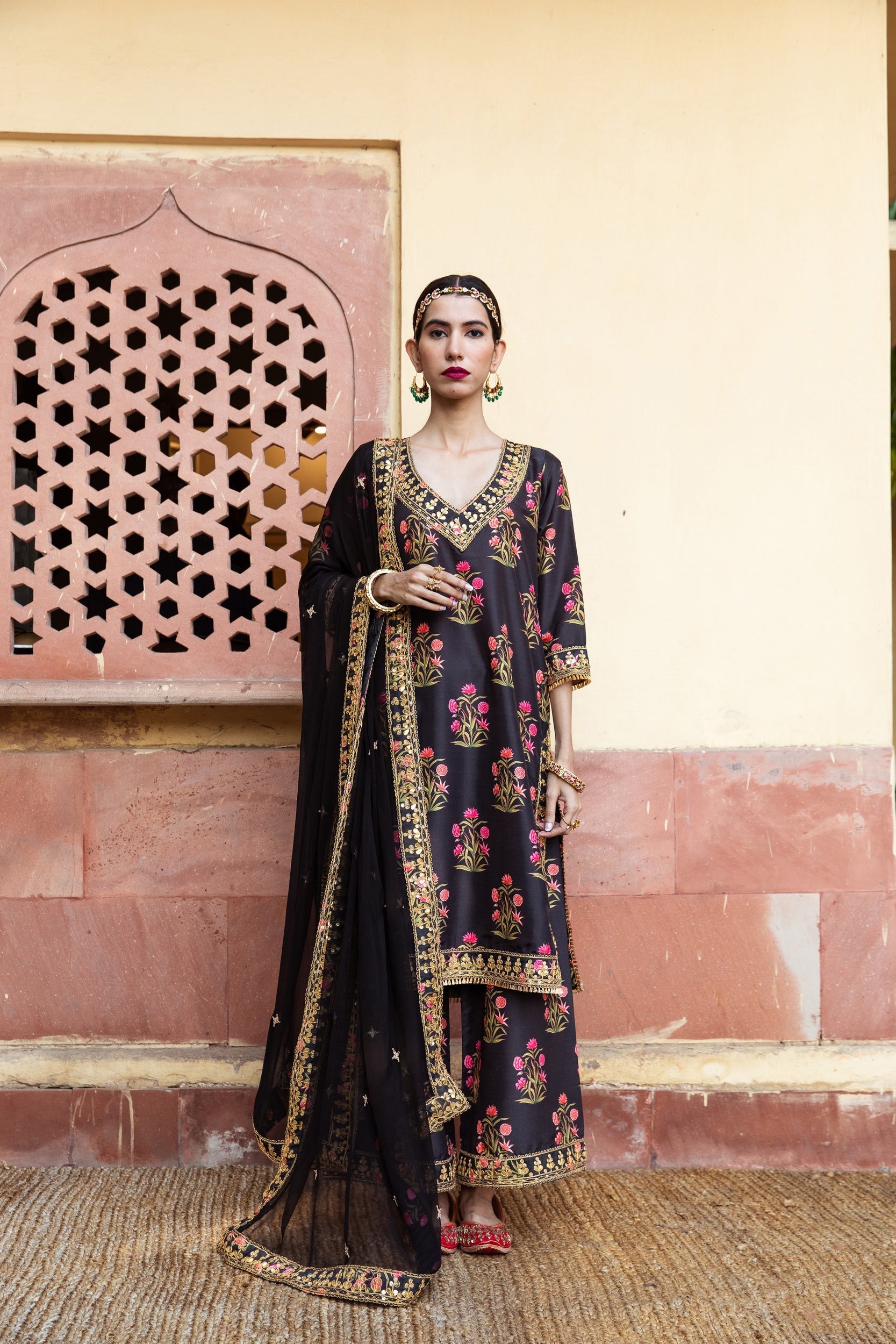 Mehreen Black Set Gulabo Jaipur