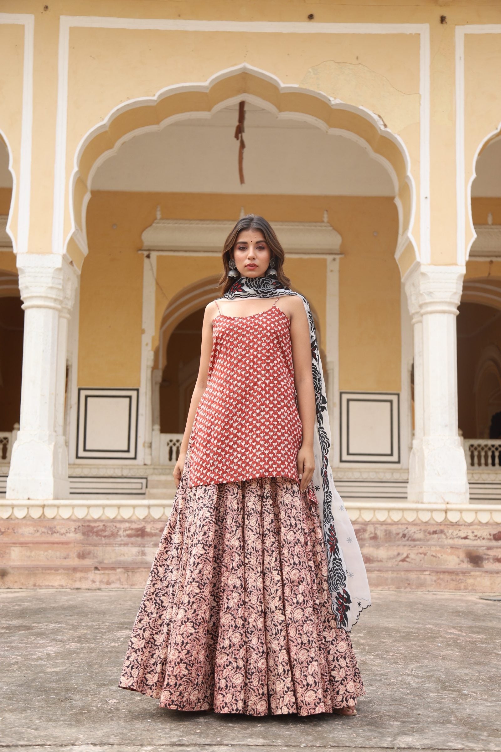 Mira White Lehenga Set Gulabo Jaipur