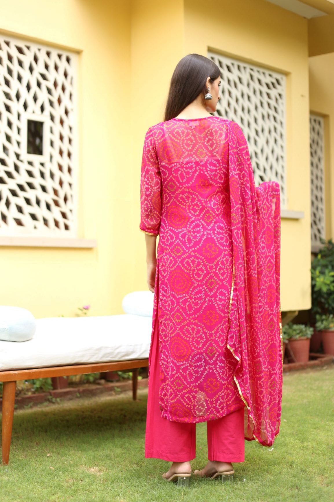 Naaz Pink Straight Set Gulabo Jaipur