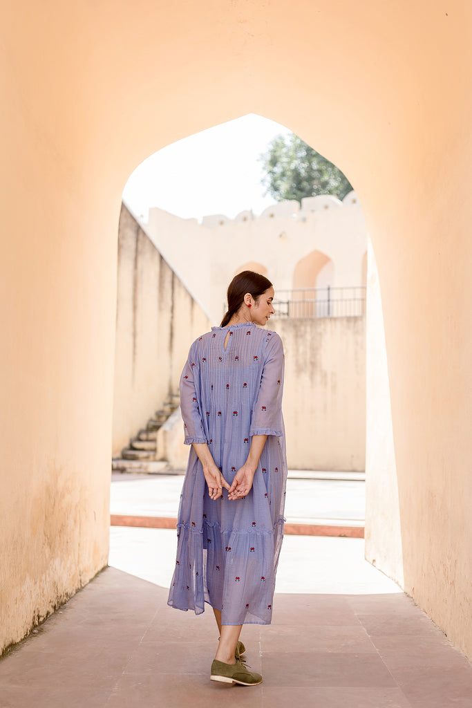 Nayn Aqua Dress Gulabo Jaipur