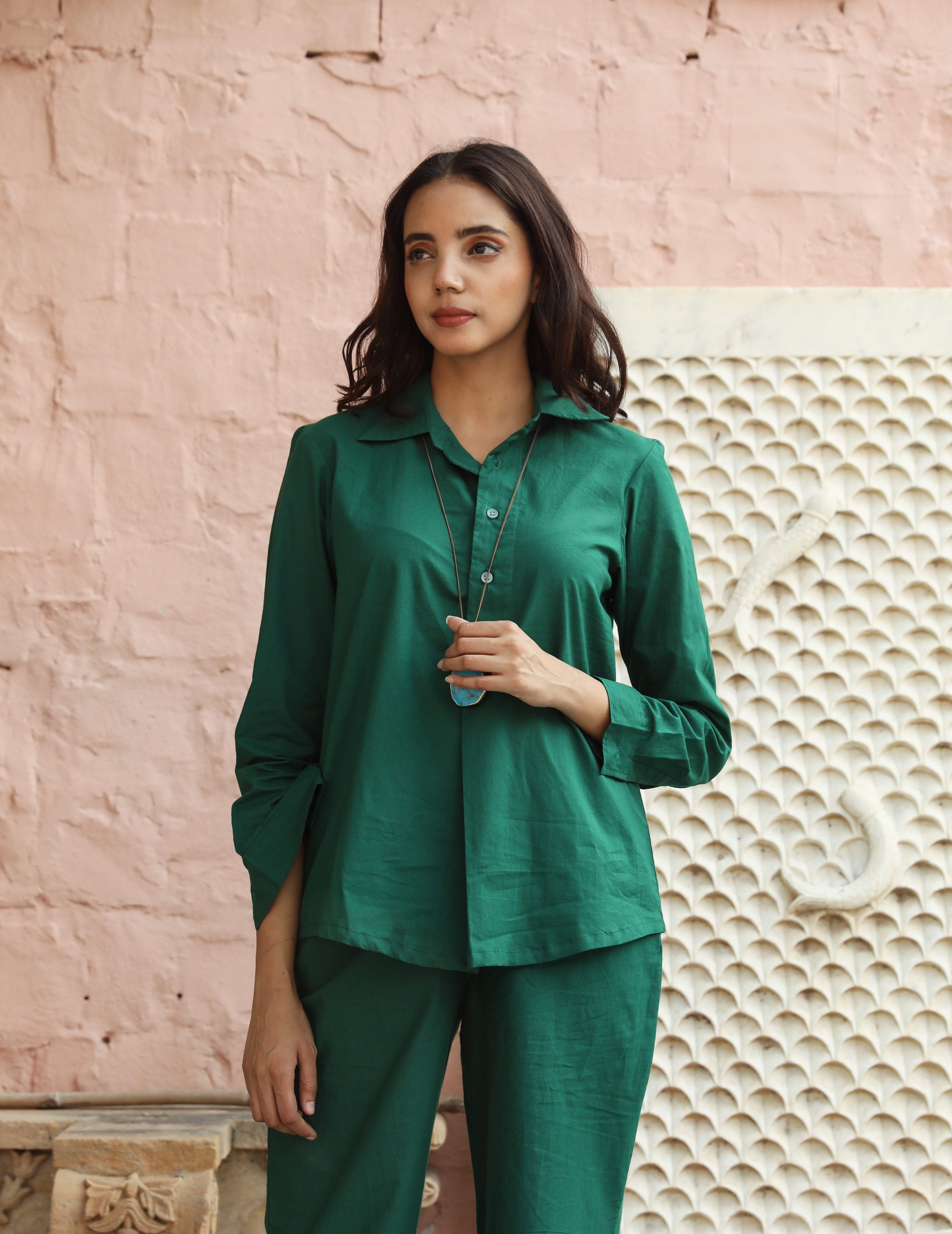 Nia Green Co-ord Set Gulabo Jaipur