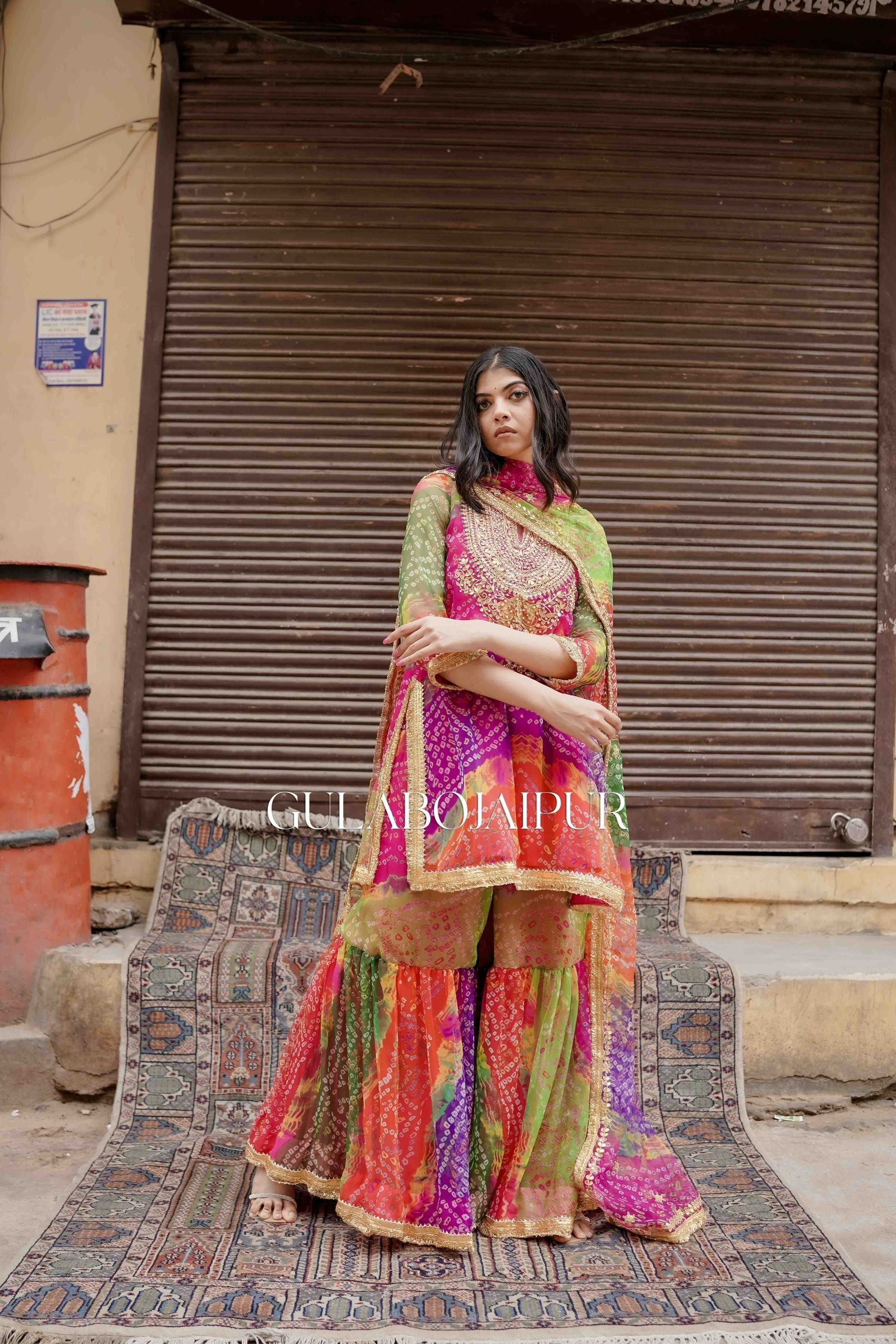 QALA PINK SET Gulabo Jaipur