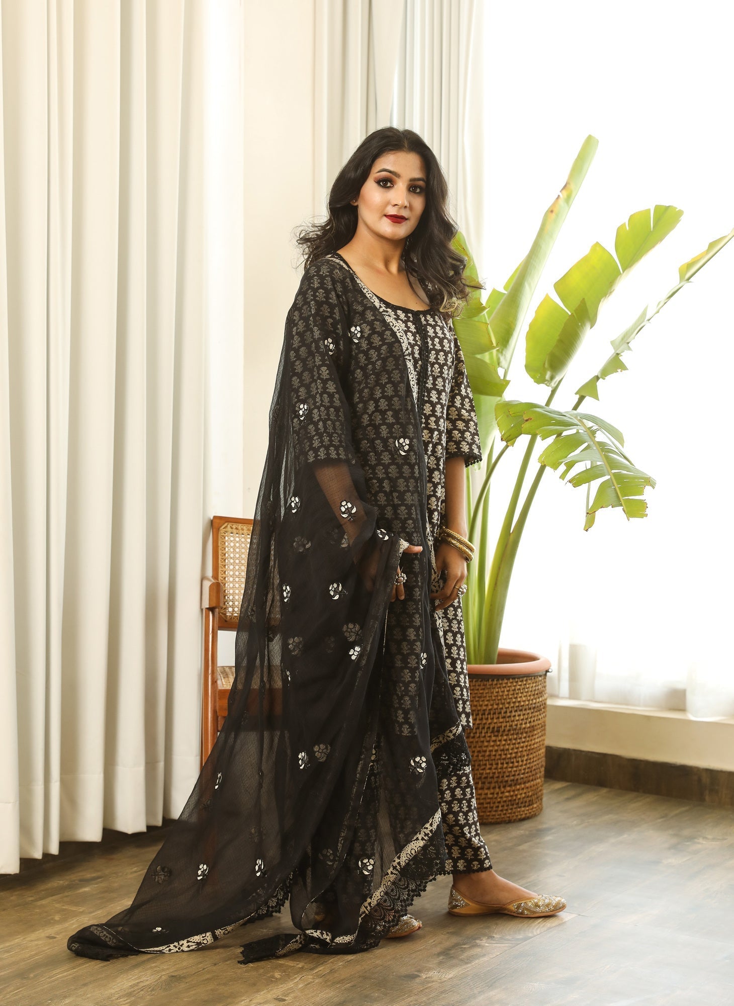 REKHA BLACK SET Gulabo Jaipur