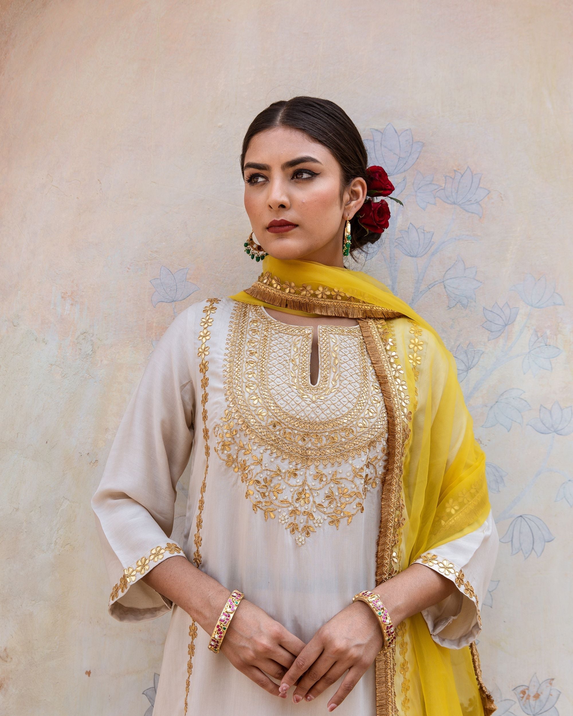 ROOP OFFWHITE SET Gulabo Jaipur