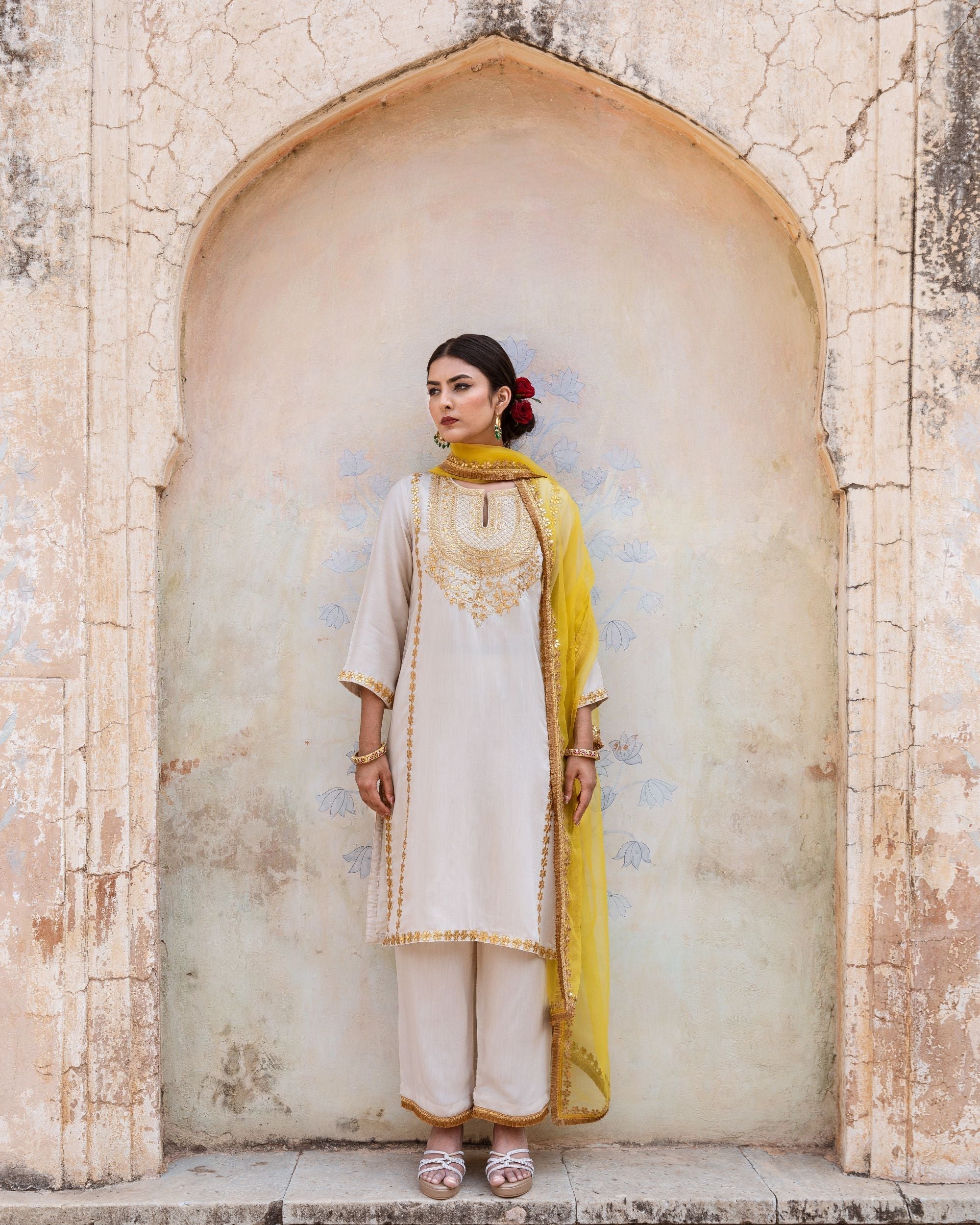 ROOP OFFWHITE SET Gulabo Jaipur