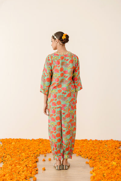 Rain Green Co-ord Set Gulabo Jaipur