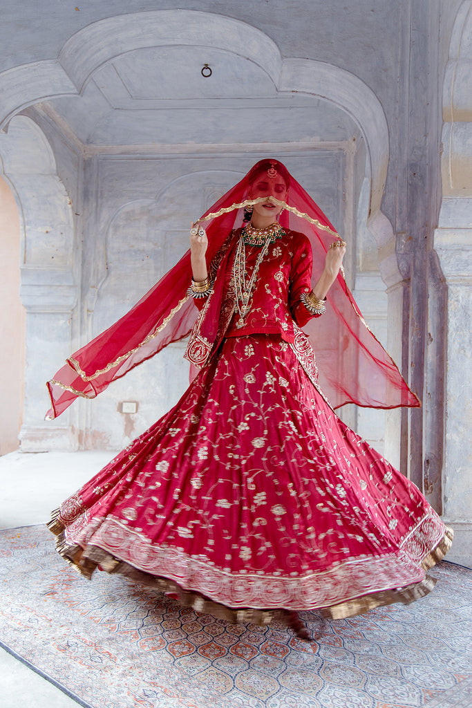 Rati Jaal Lehenga Gulabo Jaipur