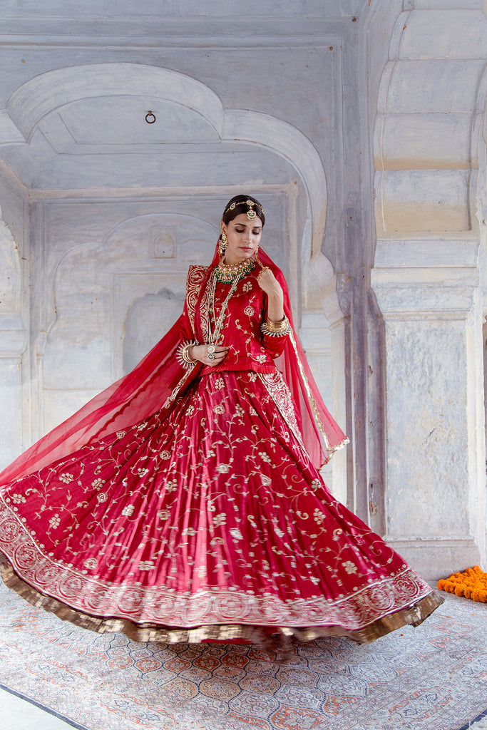 Rati Jaal Lehenga Gulabo Jaipur