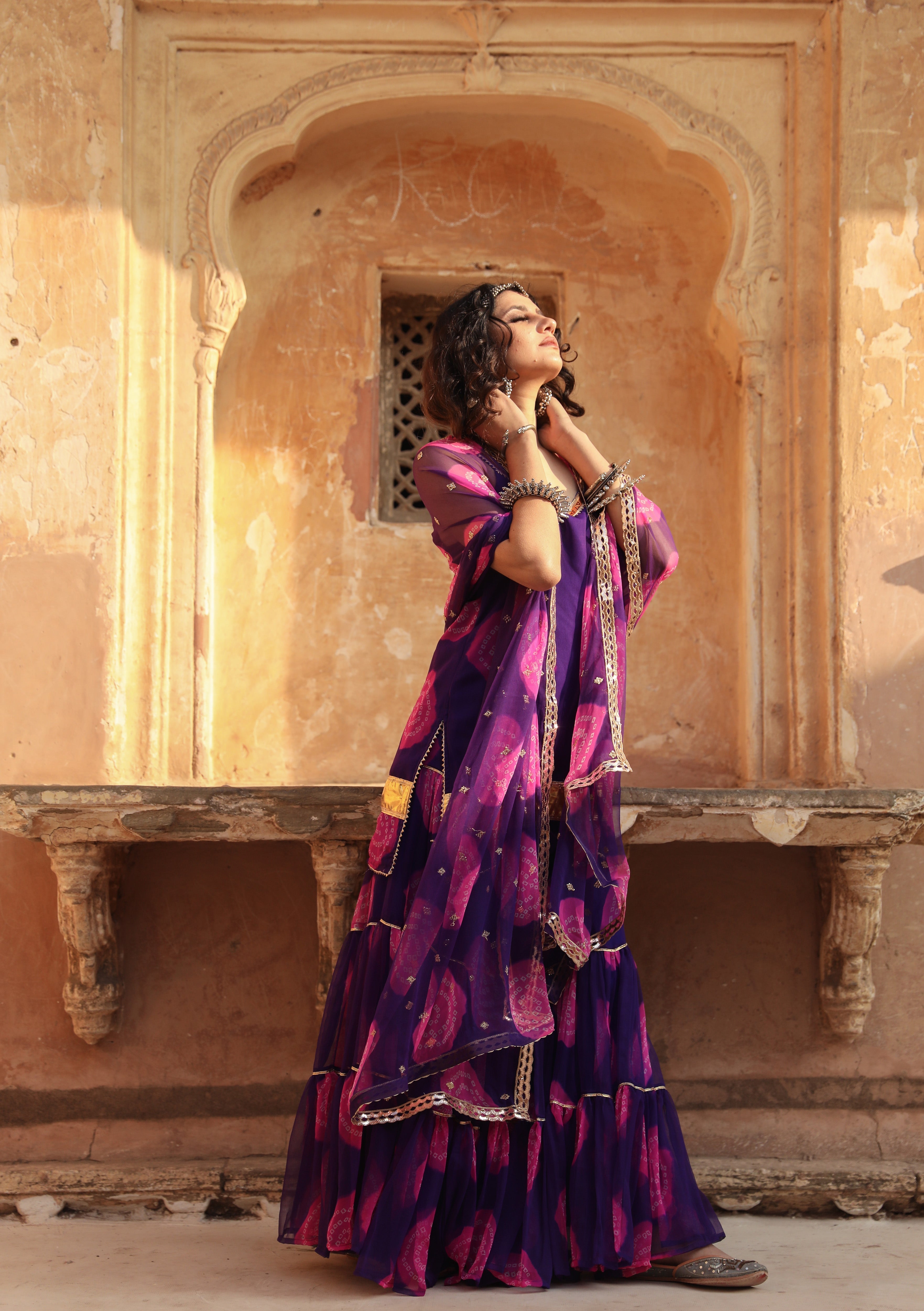 SHINAZ PURPLE SET Gulabo Jaipur