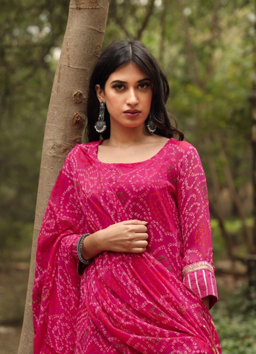 Sama Pink Straight Set Gulabo Jaipur