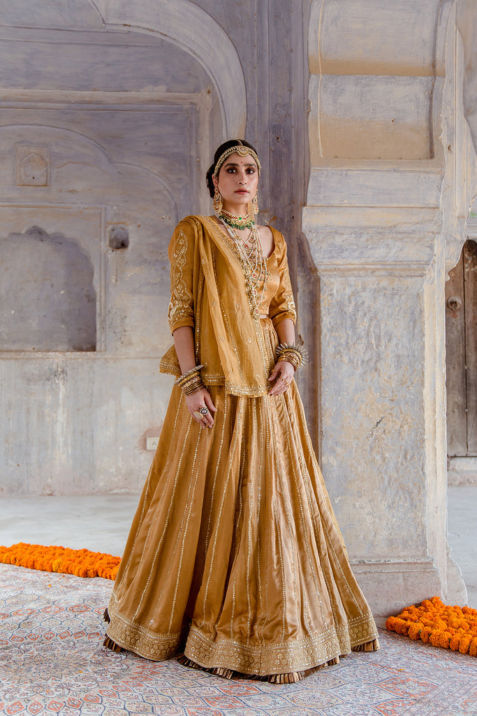 Swara Beige Lehenga Gulabo Jaipur