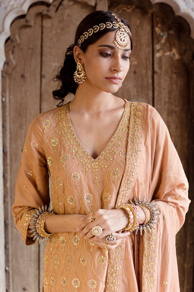 Sweta Brown Set Gulabo Jaipur