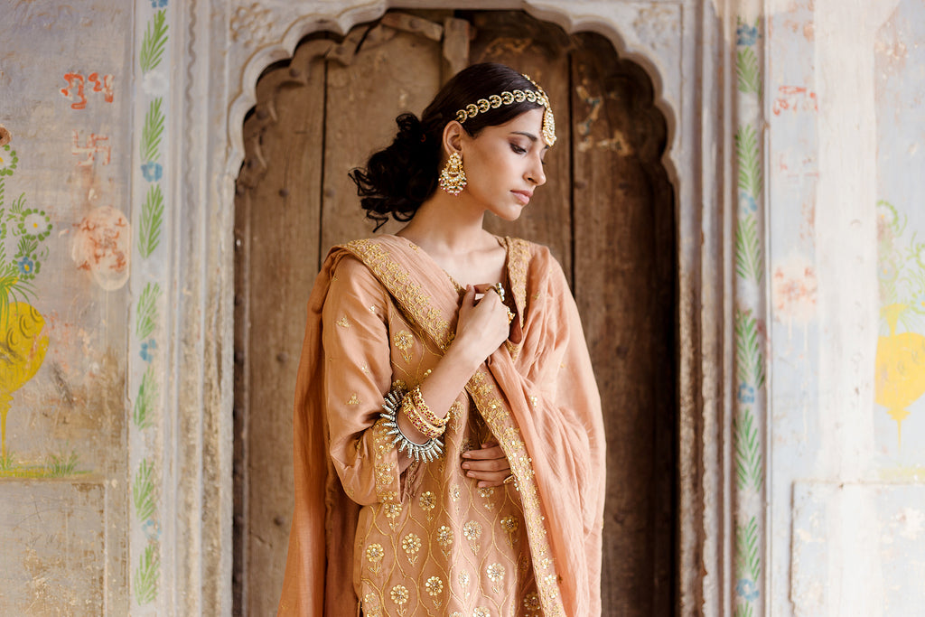 Sweta Brown Set Gulabo Jaipur