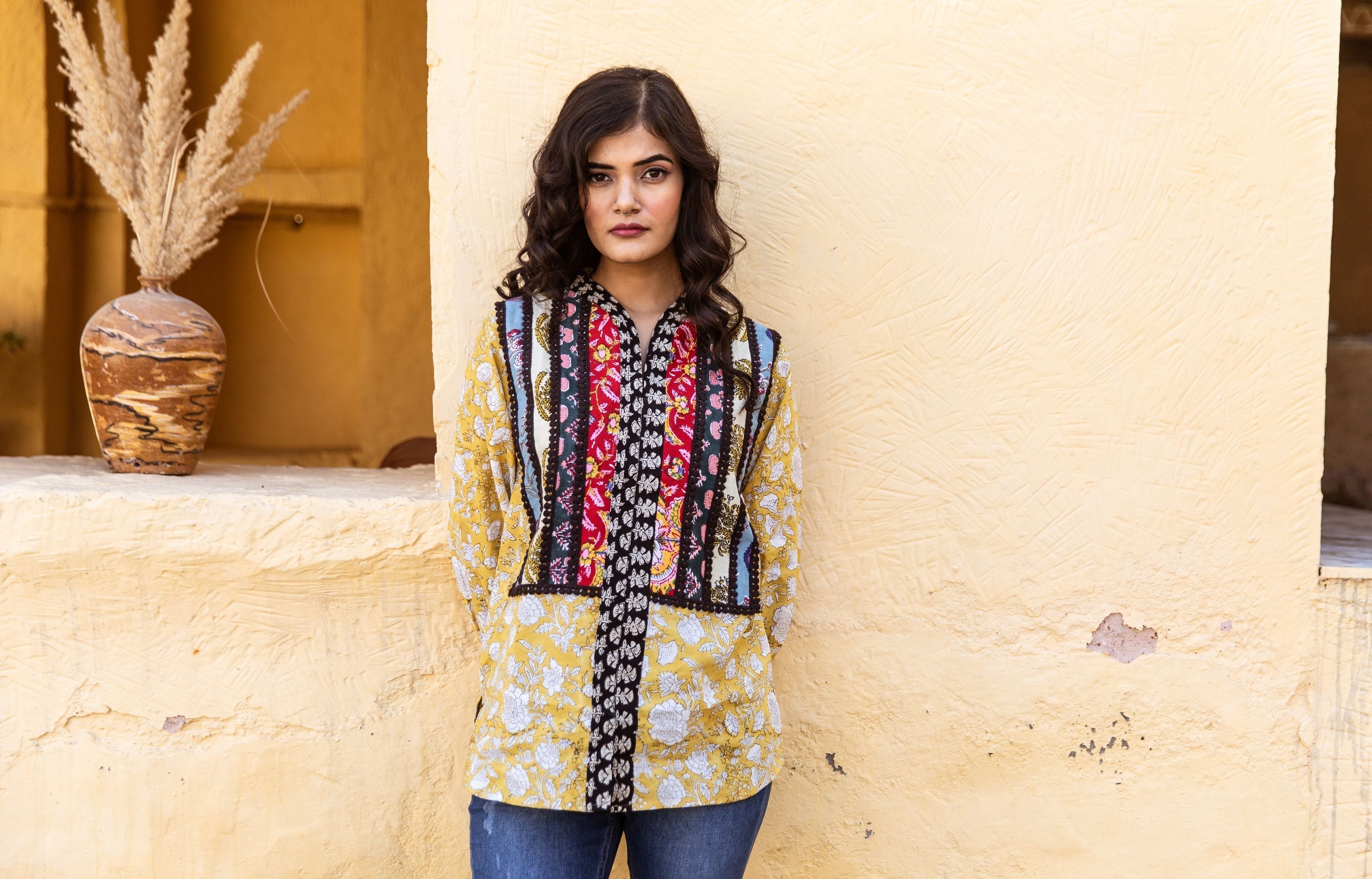 ZIA YELLOW TOP Gulabo Jaipur