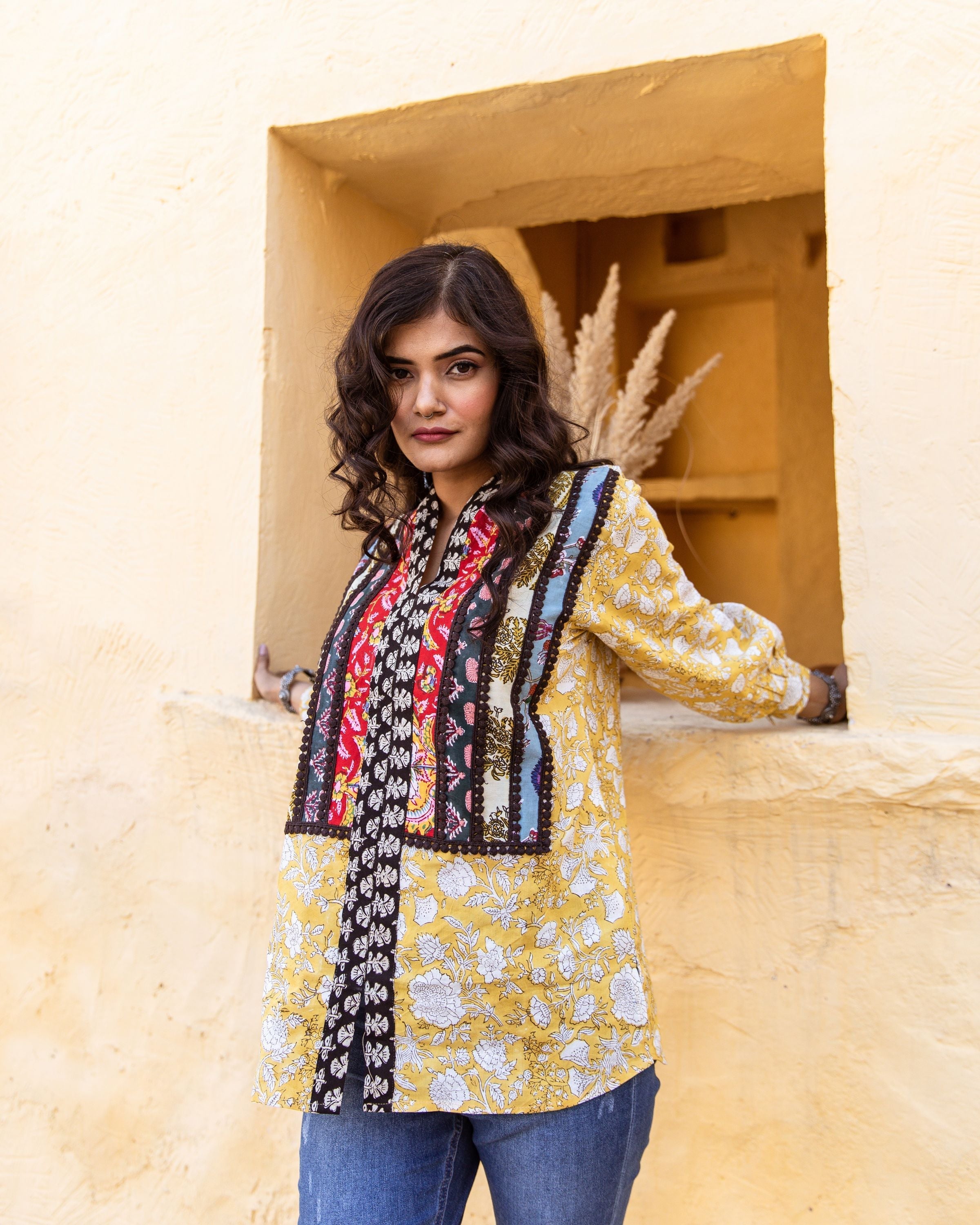 ZIA YELLOW TOP Gulabo Jaipur