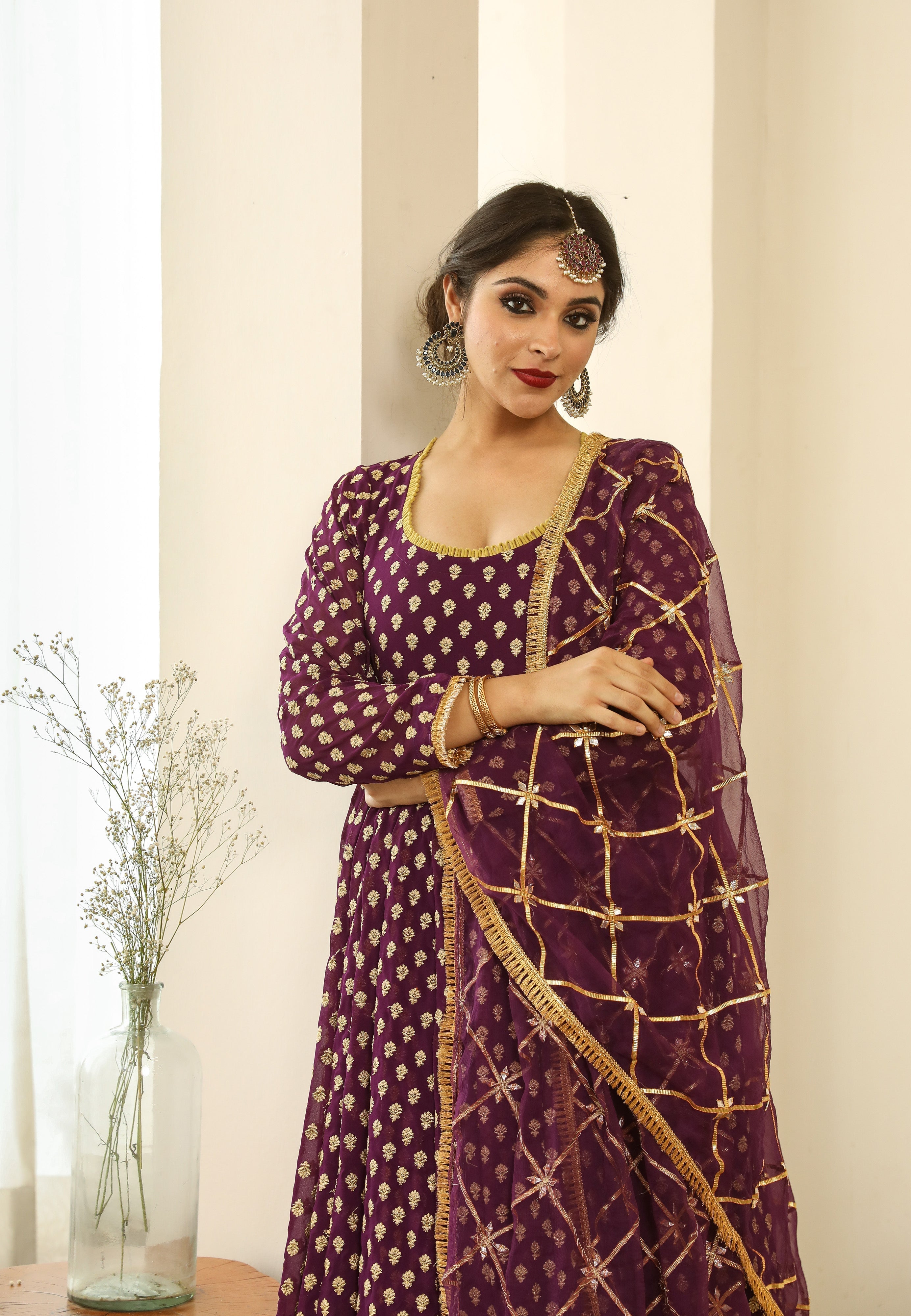 Zuri Purple Set Gulabo Jaipur