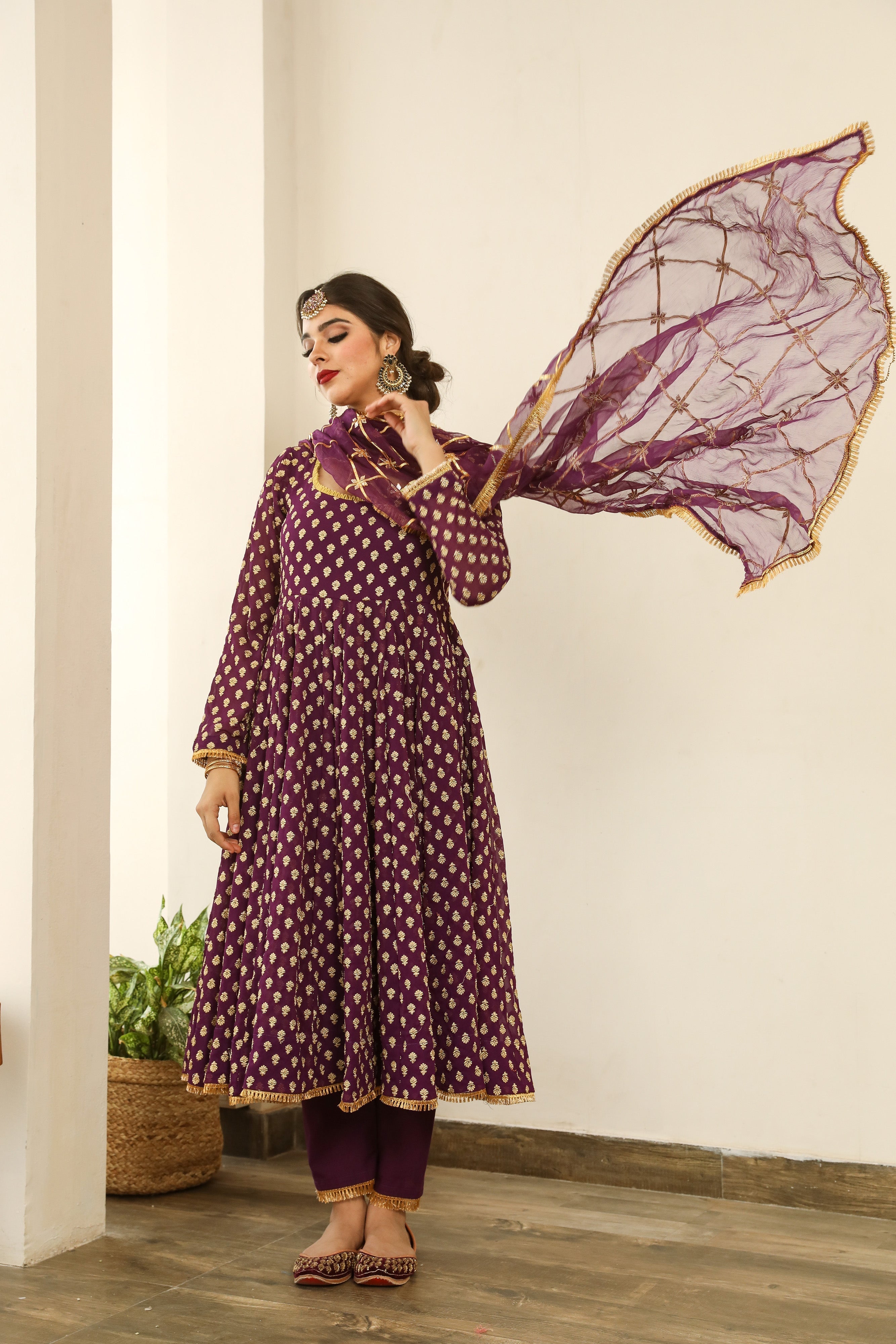 Zuri Purple Set Gulabo Jaipur