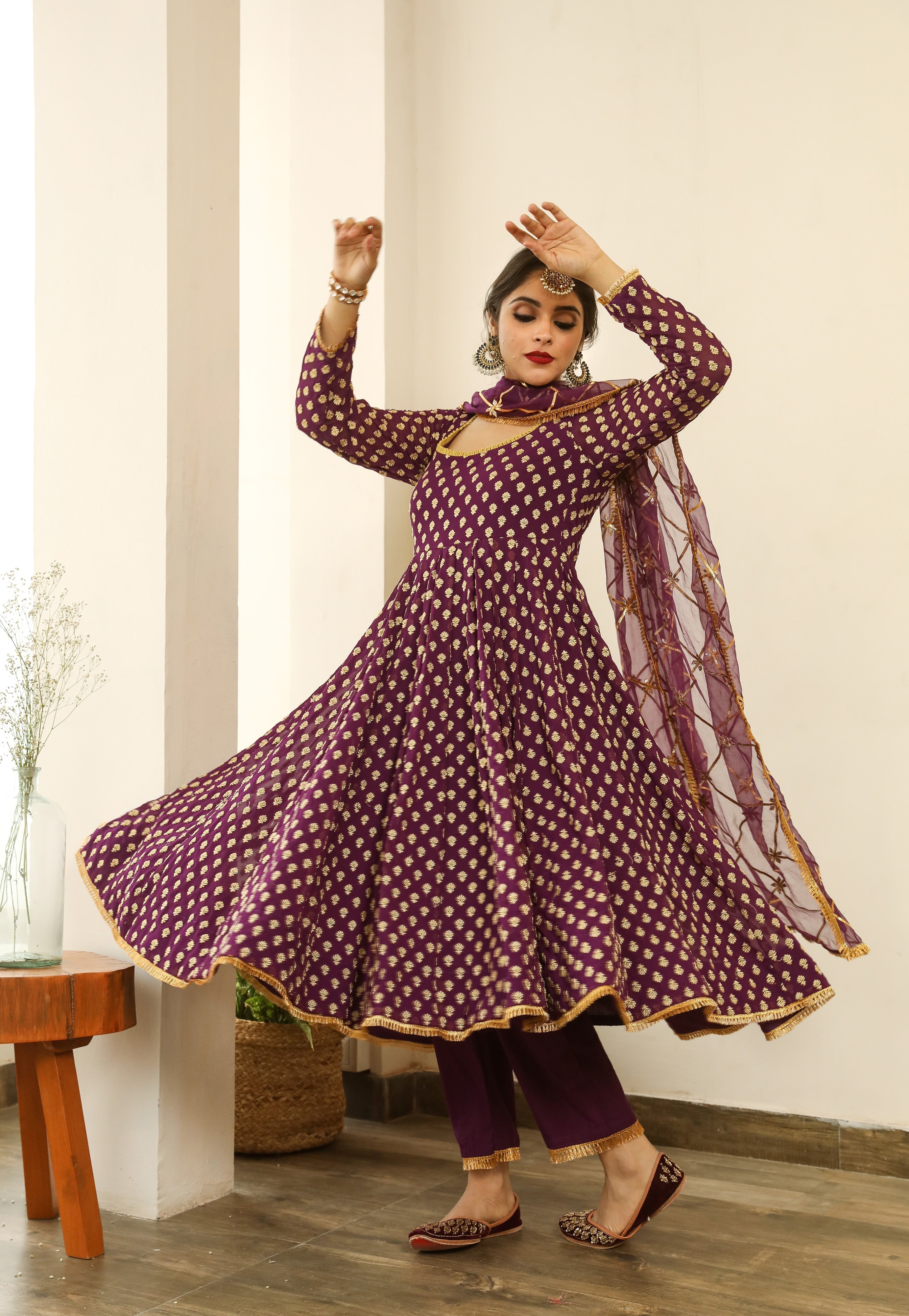 Zuri Purple Set Gulabo Jaipur